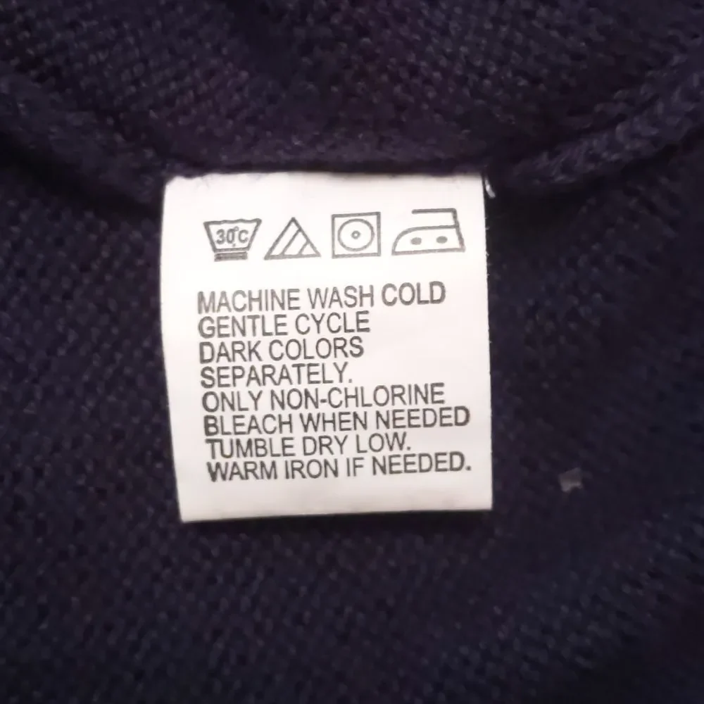 CHAPS Grandpa Sweater Vest Sleeveless Men's Blue Academia Preppy Layer XL